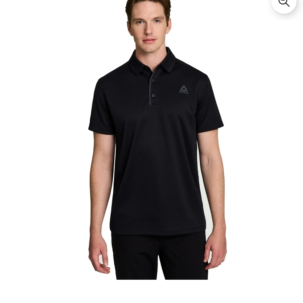 Reebok Men's Black Polo Shirt Sleeve Size 2XL ,New